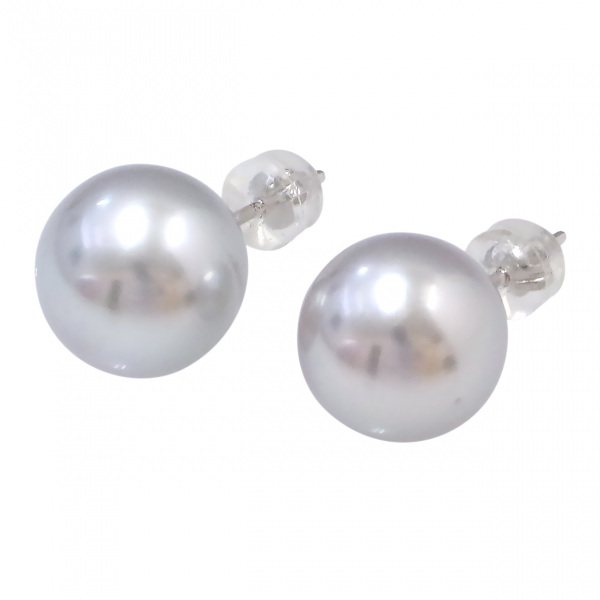 yukizakiselect pearl ユキザキセレクトジュエリー パール ホワイトゴールド クロチョウパール ピアス 