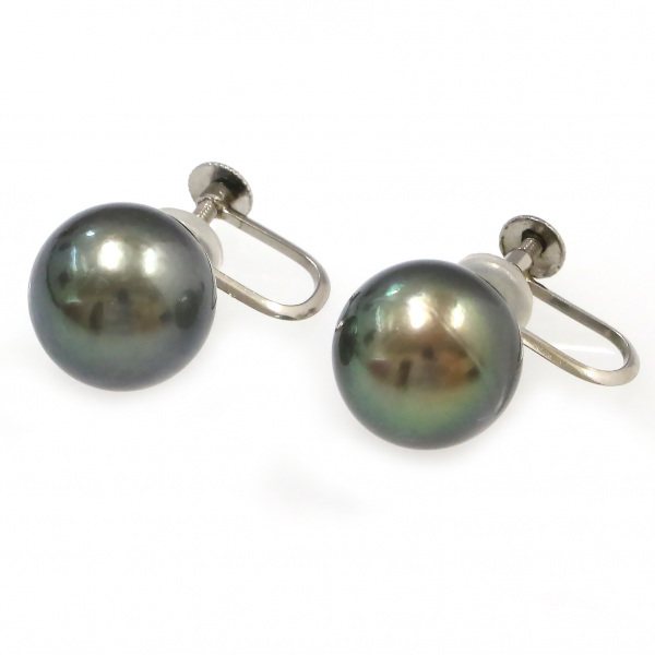 yukizakiselect pearl ユキザキセレクトジュエリー パール プラチナ クロチョウパール イヤリング 