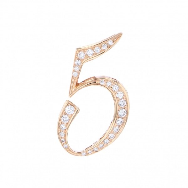 yukizaki nombre ユキザキ ノンブル ナンバーペンダントトップ【5】Mサイズ【正規品】 y.nombre.12.22.5.m