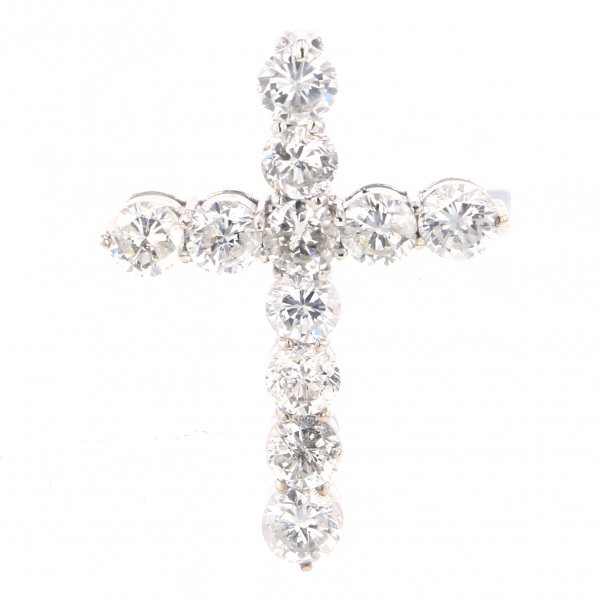 yukizakiselect ProperOther ユキザキセレクトジュエリー OTHER ホワイトゴールド ダイヤモンド クロス ペントップ 