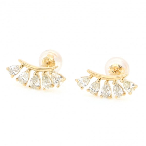 yukizakiselect ProperOther ユキザキセレクトジュエリー OTHER イエローゴールド ダイヤモンド ピアス p15605b