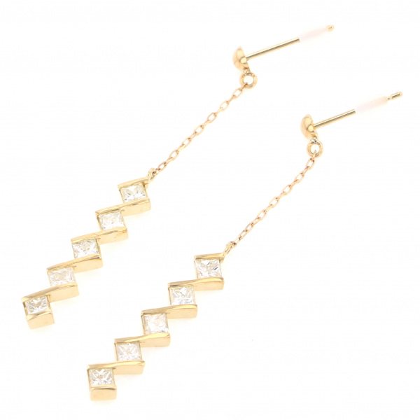 yukizakiselect ProperOther ユキザキセレクトジュエリー OTHER イエローゴールド ダイヤモンド ピアス p14669b