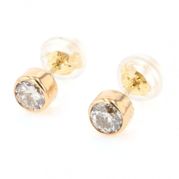 Yukizaki Select ProperOther Yukizaki Select Jewelry OTHER Yellow Gold diamond Earrings p13727b