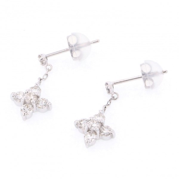 yukizakiselect 适当的其他 柚木﨑精选珠宝 其他 白金 金钻 耳钉 p14902b