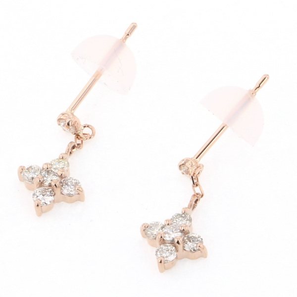 yukizakiselect 适当的其他 柚木﨑精选珠宝 其他 玫瑰金 金钻 耳钉 p15231b