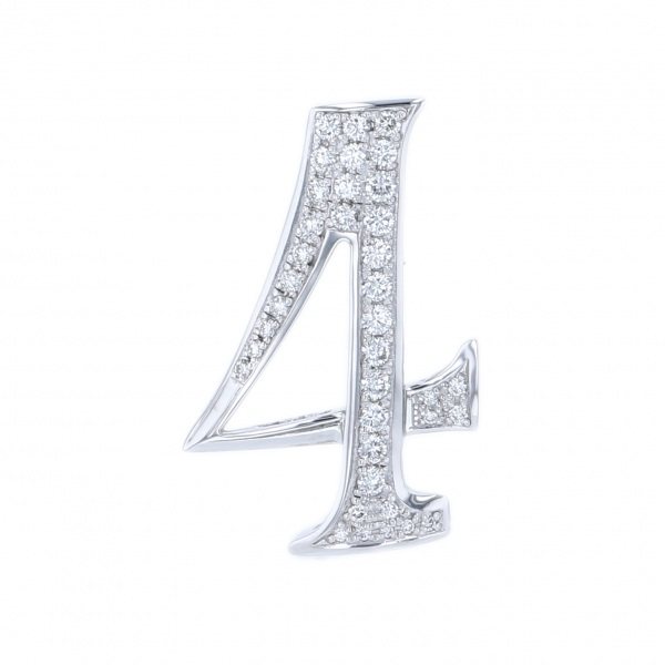 yukizaki nombre ユキザキ ノンブル ナンバーペンダントトップ【4】Lサイズ【正規品】 y.nombre.12.9.4.l