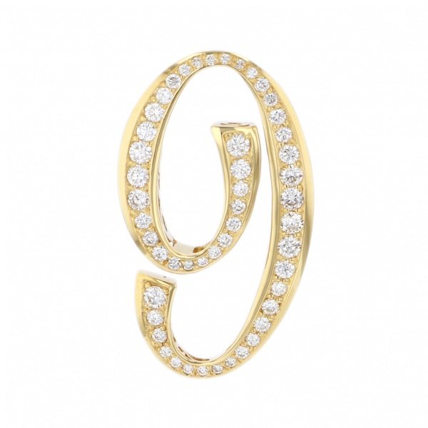 yukizaki nombre ユキザキ ノンブル ナンバーペンダントトップ【9】Lサイズ【正規品】 y.nombre.12.6.9.l