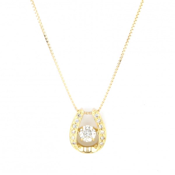 Yukizaki Select  Yukizaki Select Jewelry  Yellow Gold Dancing diamond necklace 6etu4233440