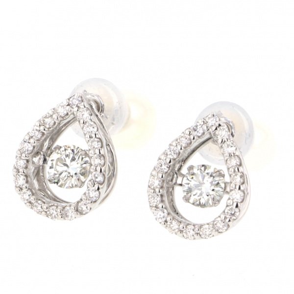 yukizakiselect ProperOther ユキザキセレクトジュエリー OTHER プラチナ ダンシング ダイヤモンド ピアス 6jbc4602210