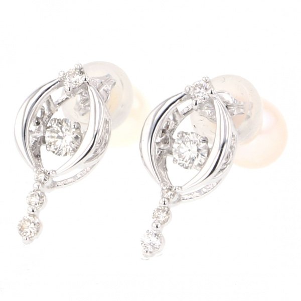 yukizakiselect ProperOther ユキザキセレクトジュエリー OTHER ホワイトゴールド ダンシング ダイヤモンド ピアス 6jbc4602220