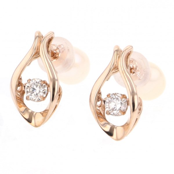 yukizakiselect ProperOther ユキザキセレクトジュエリー OTHER ピンクゴールド ダンシング ダイヤモンド ピアス 6jbc4602230