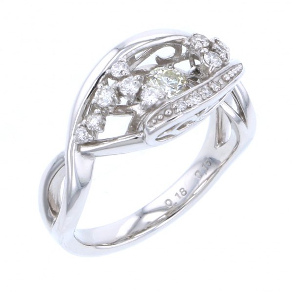Yukizaki Select ProperOther Yukizaki Select Jewelry OTHER platinum Dancing diamond ring 6ada4799240