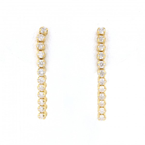 yukizakiselect 适当的其他 柚木﨑精选珠宝 其他 黄金 金钻 耳钉 hcf-0066