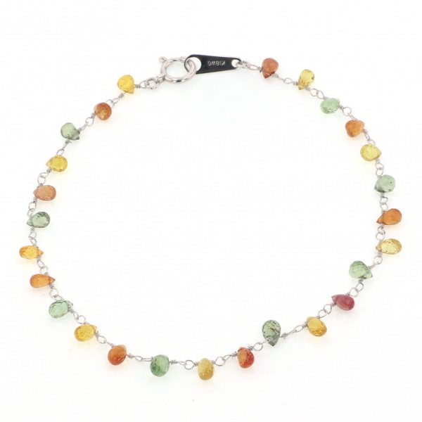 yukizakiselect ProperOther ユキザキセレクトジュエリー OTHER ホワイトゴールド マルチカラー ブレスレット 