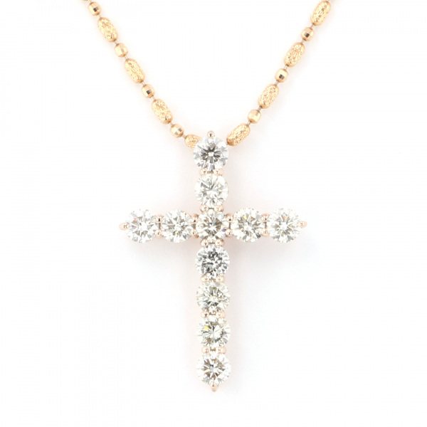 yukizakiselect crossstandard ユキザキセレクトジュエリー クロス ピンクゴールド ダイヤモンド クロス ネックレス 