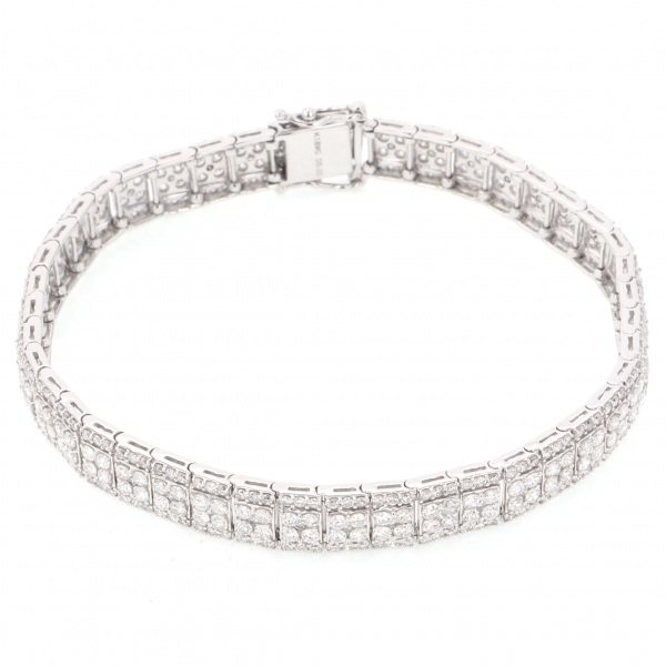 yukizakiselect ProperOther ユキザキセレクトジュエリー OTHER ホワイトゴールド ダイヤモンド ブレスレット b15795b