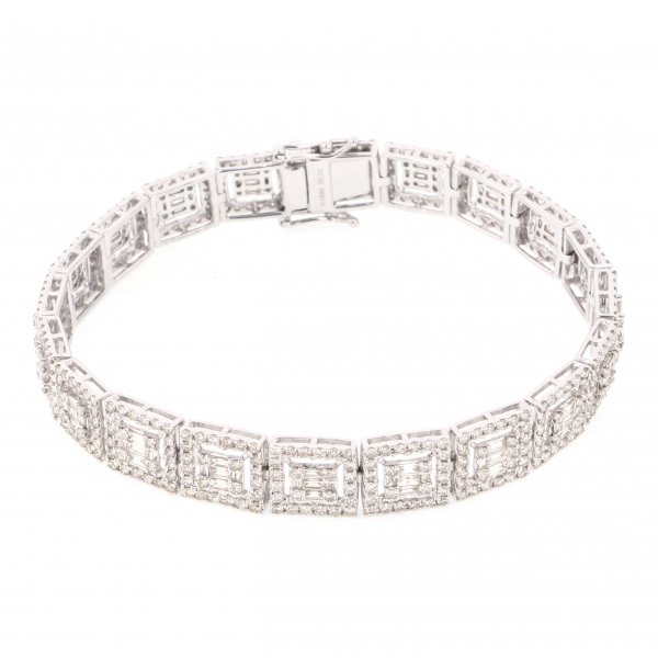 yukizakiselect ProperOther ユキザキセレクトジュエリー OTHER ホワイトゴールド ダイヤモンド ブレスレット b15794b