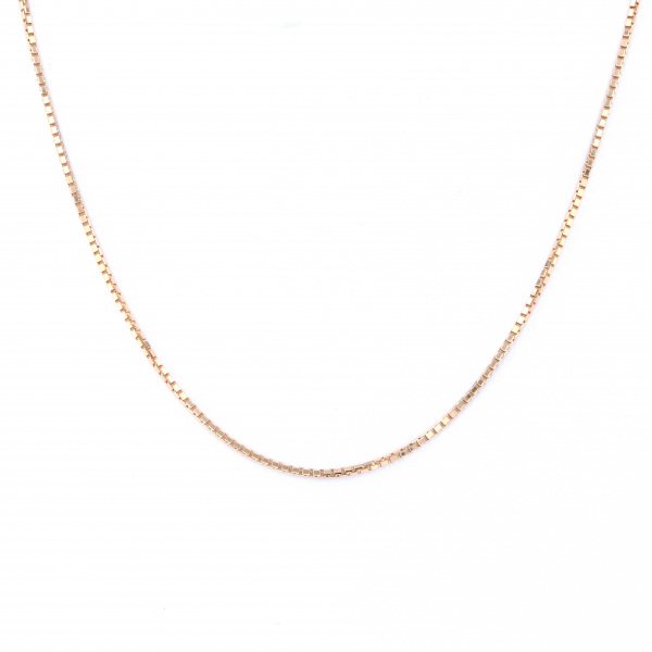 유키자키 chain 유키자키 셀렉트 주얼리 체인 핑크 골드 베네치아 목걸이 식스 1.4 / 45cm 