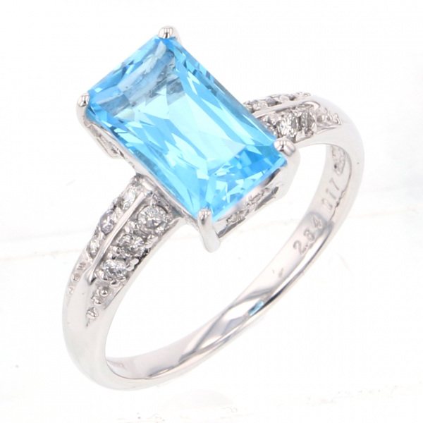 yukizakiselect ProperOther ユキザキセレクトジュエリー OTHER ホワイトゴールド ブルートパーズ リング 