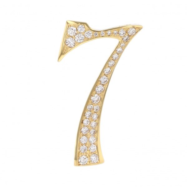 yukizaki nombre ユキザキ ノンブル ナンバーペンダントトップ【7】Lサイズ【正規品】 y.nombre.12.6.7.l