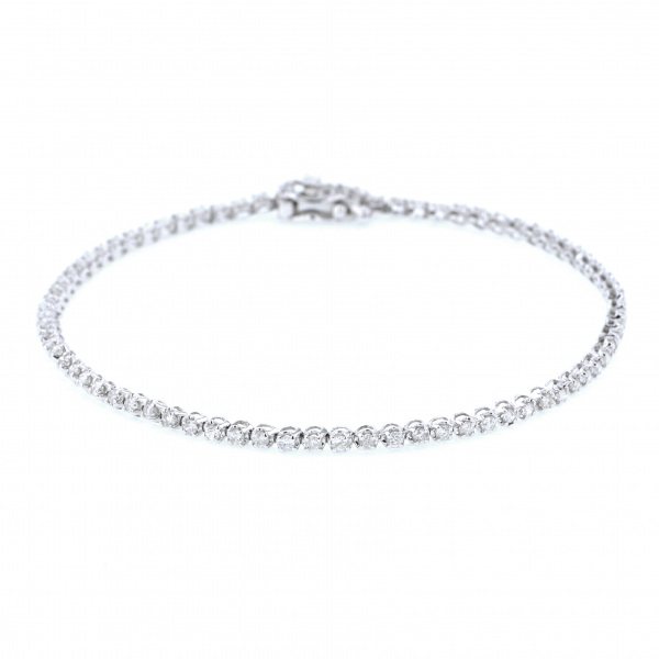 yukizakiselect tennisstandard ユキザキセレクトジュエリー テニス ホワイトゴールド ダイヤモンド ブレスレット b14448b