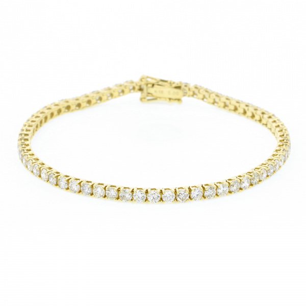 yukizakiselect tennisstandard ユキザキセレクトジュエリー テニス イエローゴールド ダイヤモンド ブレスレット sb225050