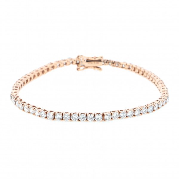 yukizakiselect tennisstandard ユキザキセレクトジュエリー テニス ピンクゴールド ダイヤモンド ブレスレット sb225050