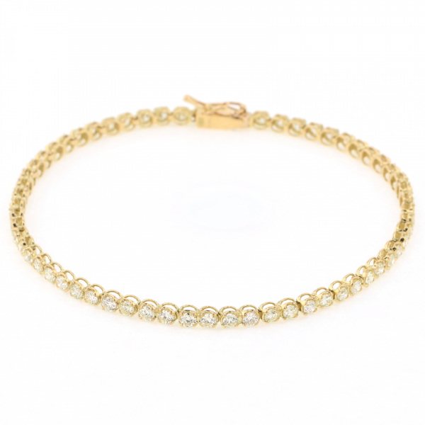 yukizakiselect tennisstandard ユキザキセレクトジュエリー テニス イエローゴールド ダイヤモンド ブレスレット snb112b