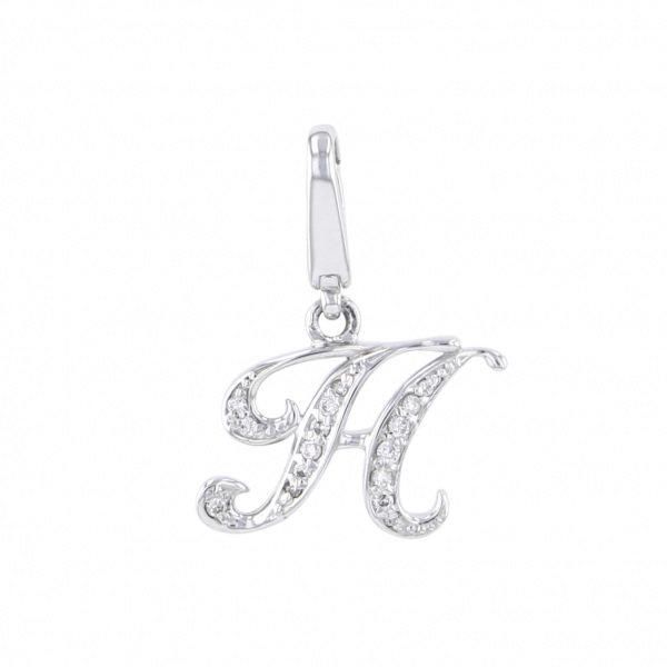 yukizaki alpha-PUTTS Snowy Alpha Petit Initial Charm [H] [Genuine] y.alpha.putite.32.9.h