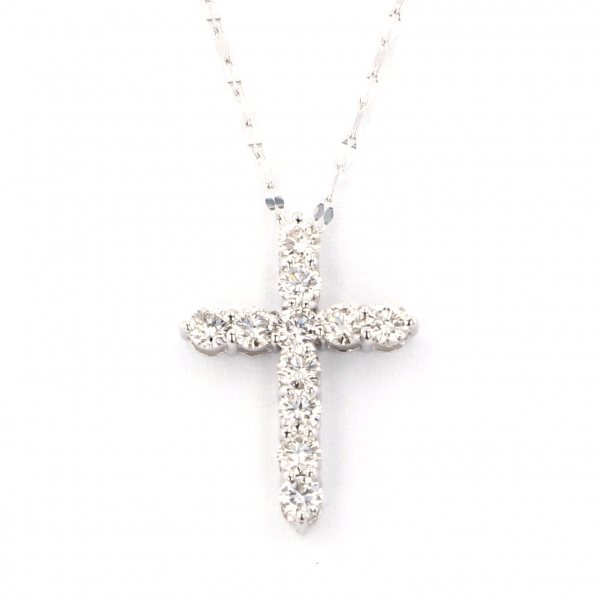 Yukizaki Select ProperOther Yukizaki Select Jewelry OTHER White Gold diamond cross necklace 