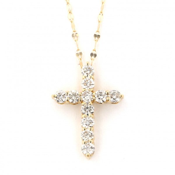 yukizakiselect crossstandard ユキザキセレクトジュエリー クロス イエローゴールド ダイヤモンド クロス ネックレス 