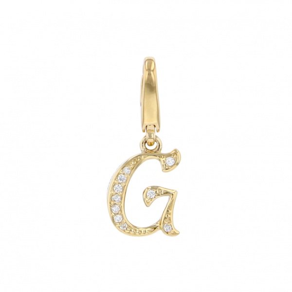 yukizaki alpha-PUTTS Snowy Alpha Petit Initial Charm [G] [Genuine] y.alpha.putite.32.6.g