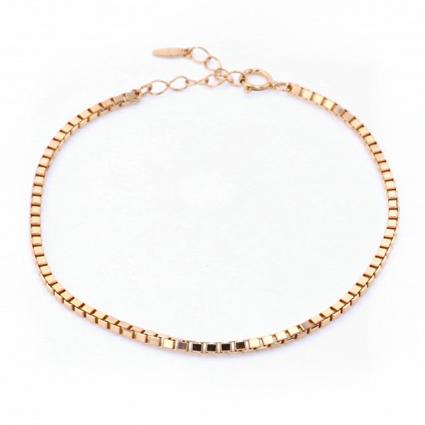 yukizakiselect chain ユキザキセレクトジュエリー チェーン ピンクゴールド シックス2.4 アンクレット 