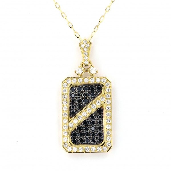 Yukizaki Select ProperOther Yukizaki Select Jewelry OTHER Yellow Gold White black diamond necklace 