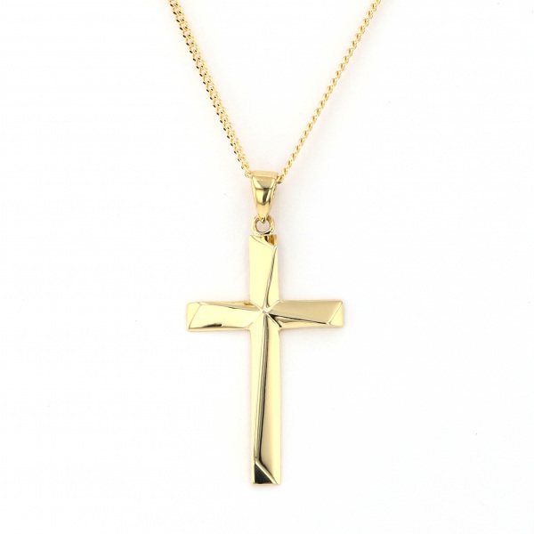 Yukizaki Select chain Yukizaki Select Jewelry chain Yellow Gold cross necklace 