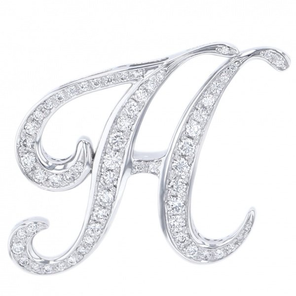 yukizaki alpha ユキザキ アルファ イニシャルペンダントトップ【H】Lサイズ【正規品】 y.alpha.12.9.h.l