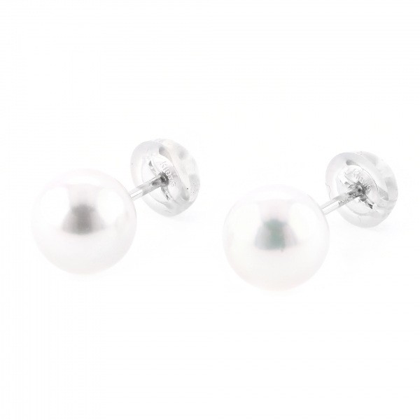 yukizakiselect pearl ユキザキセレクトジュエリー パール K18WG パール ピアス 