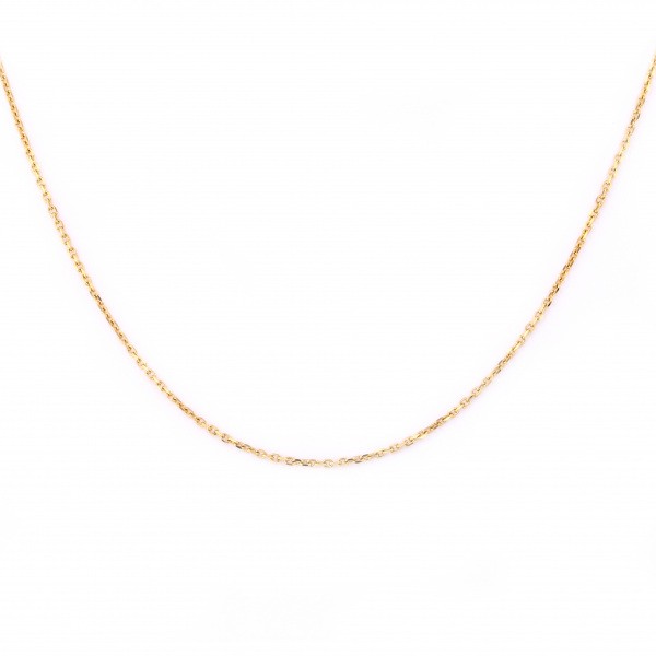 yukizakiselect chain ユキザキセレクトジュエリー チェーン ピンクゴールド 小豆0.3/ 約40cm 