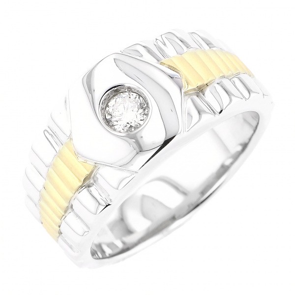 yukizakiselect ProperOther ユキザキセレクトジュエリー OTHER プラチナ/イエローゴールド ダイヤモンド リング 