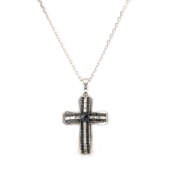 Yukizaki Select ProperOther Yukizaki Select Jewelry OTHER White Gold diamond cross necklace 