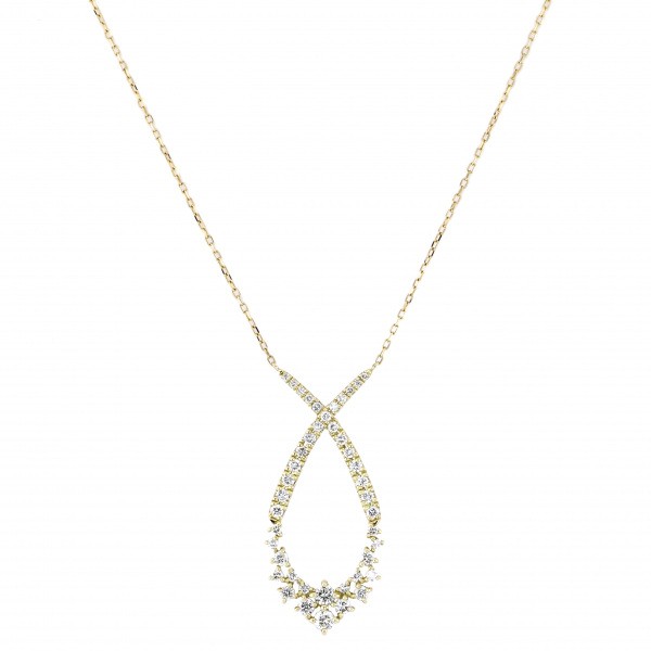 Yukizaki Select  Yukizaki Select Jewelry  Yellow Gold diamond necklace n15076b