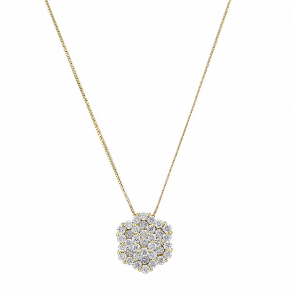 Yukizaki Select  Yukizaki Select Jewelry  Yellow Gold diamond necklace n12457b