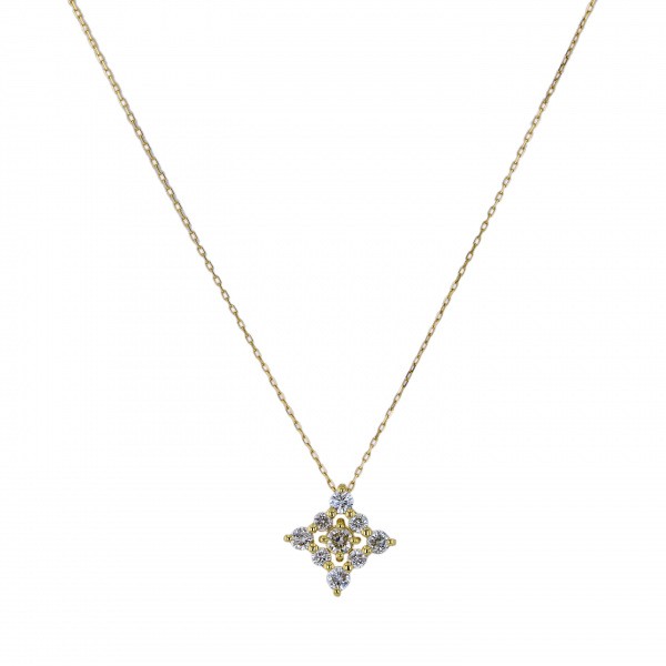Yukizaki Select  Yukizaki Select Jewelry  Yellow Gold diamond necklace n15060b