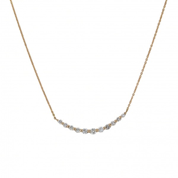Yukizaki Select ProperOther Yukizaki Select Jewelry OTHER Pink gold diamond necklace n12415b