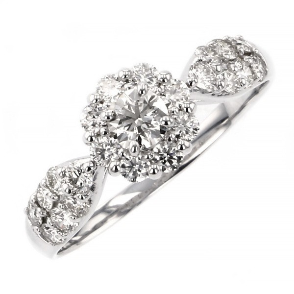 yukizakiselect 適當的其他 柚木﨑精選珠寶 其他 白金 金鑽 戒指 rda-1234-8wk1