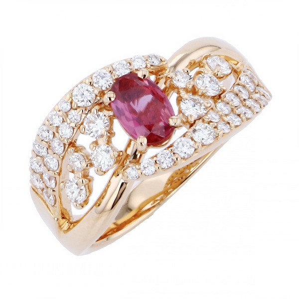 yukizakiselect ProperOther ユキザキセレクトジュエリー OTHER ピンクゴールド ノーヒートルビー リング 