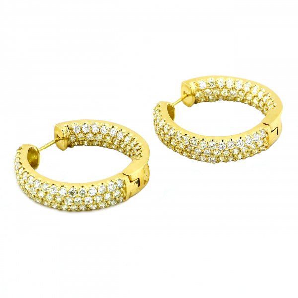 yukizakiselect ProperOther ユキザキセレクトジュエリー OTHER イエローゴールド ダイヤモンド ピアス hcs-0009