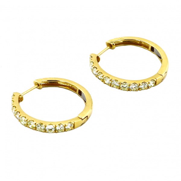 Yukizaki Select ProperOther Yukizaki Select Jewelry OTHER Yellow Gold diamond Earrings hcs-0014