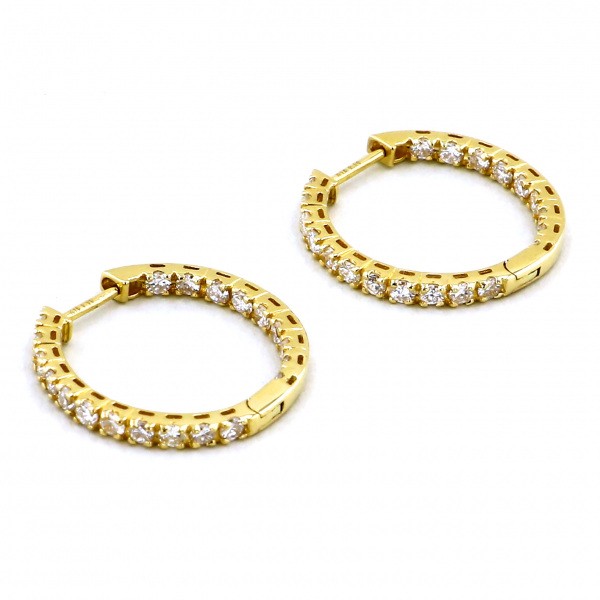 yukizakiselect ProperOther ユキザキセレクトジュエリー OTHER イエローゴールド ダイヤモンド ピアス hgj-0223