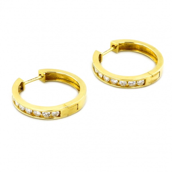 yukizakiselect ProperOther ユキザキセレクトジュエリー OTHER イエローゴールド ダイヤモンド ピアス 